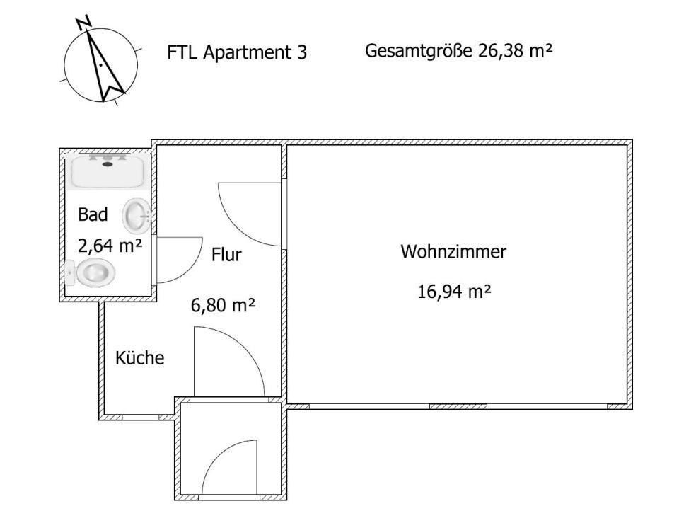 Monteur - Budget Apartments Freital Ruang foto